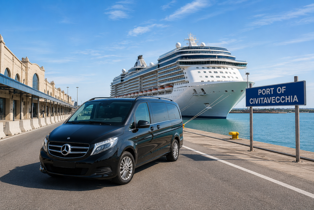Rome to Civitavecchia private transfer at Civitavecchia cruise port
