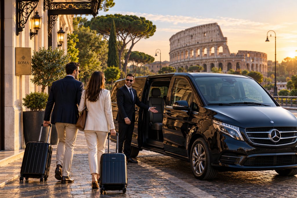 Rome to Fiumicino Airport private transfer