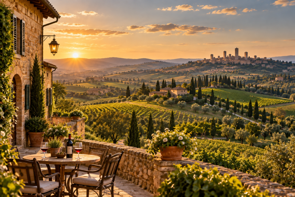Rome to Tuscany private day trip