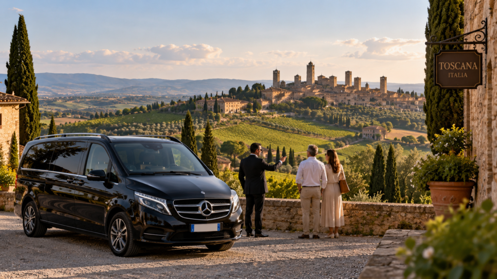 Private tour from Rome to Tuscany with scenic countryside